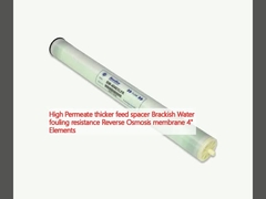 Yüksek Permeat daha kalın besleme aralıklı Sıvı Su kirlenme direnci Ters Osmoz zarı 4 
